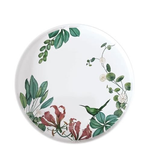 Avarua Tropik Desenli Servis Tabağı, Supla 33 cm