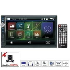 Roadstar RD7200 7'' Bluetooth lu Double Din Teyp