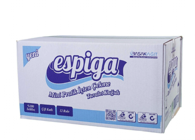 ESPİGA İÇTEN ÇEKMELİ TUVALET KAĞIDI 12 Lİ