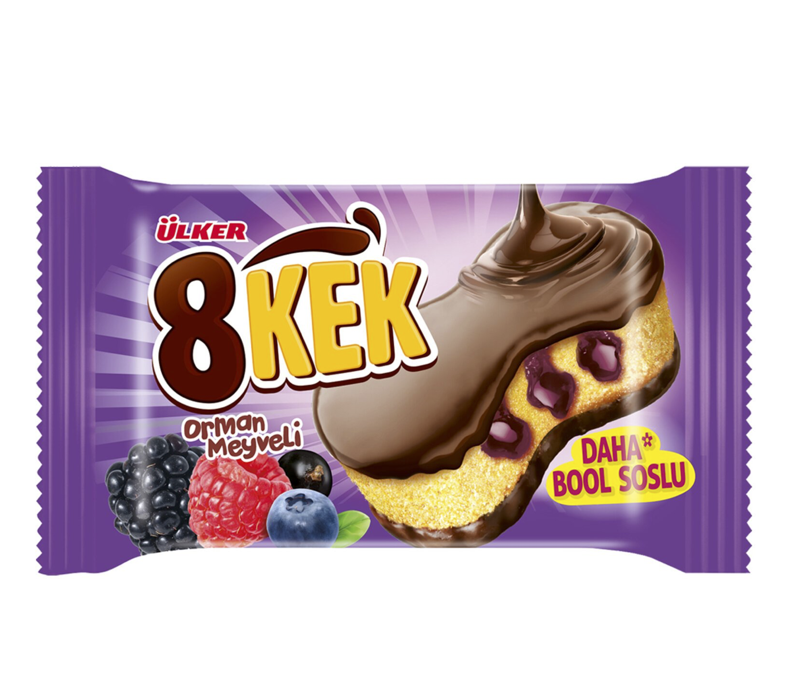 ÜLKER DANKEK 8 KEK ORMAN MEYVELİ 55 GR X 24 ADET