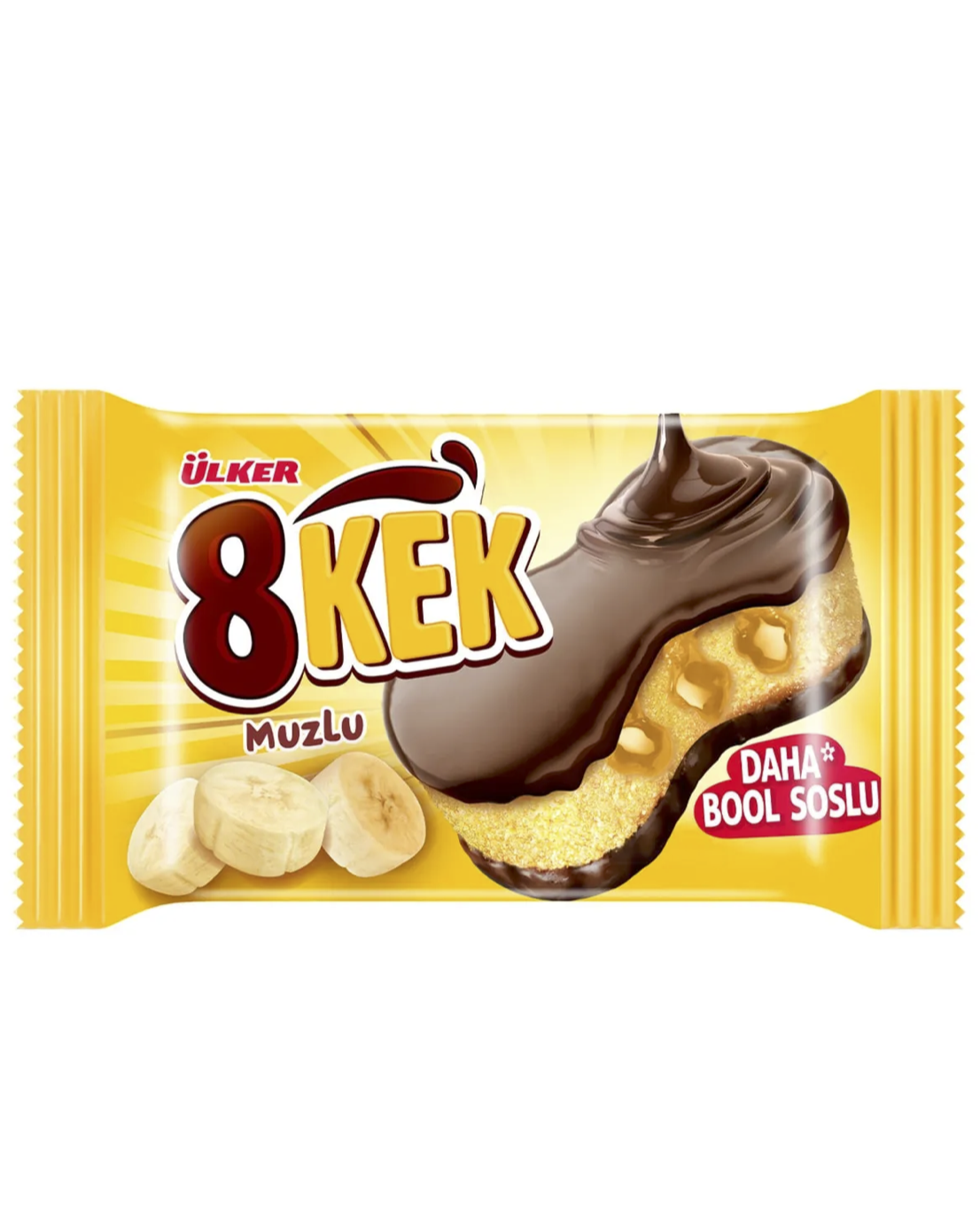 ÜLKER DANKEK 8 KEK MUZLU ÇİKOLATALI 55 GR X 24 ADET