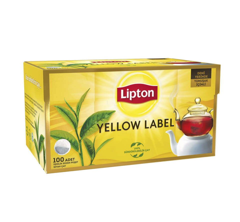 LİPTON YELLOW LABEL DEMLİK POSET CAY 100 LÜ