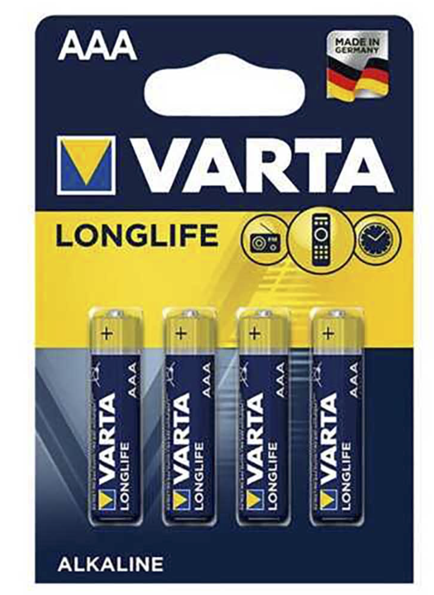 VARTA 9357-41031 LONG LİFE PİL AAA 4LÜ