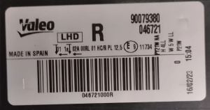 SEAT IBIZA IV SAG FAR 15-17 ORIJINAL SIFIR 90079380 046721
