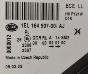 BMW 5 SERISI E60 XENON LCI SOL FAR 07-10 ORIJINAL SIFIR 1EL164907-00