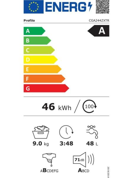 Profilo CGA244ZXTR 9 kg 1400 Devir Çamaşır Makinesi