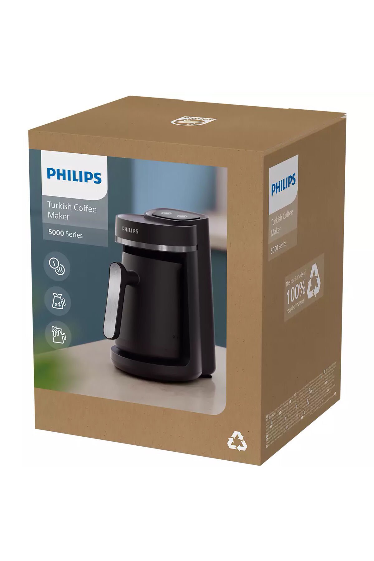 Philips Series 5000 HDA150/61 Inox Türk Kahve Makinesi
