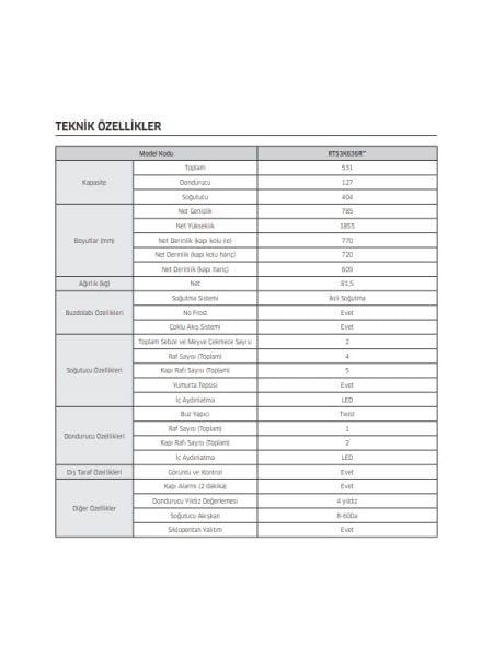 SAMSUNG RT53K636RSL Üstten Donduruculu Gümüş 531 Lt No-Frost Buzdolabı