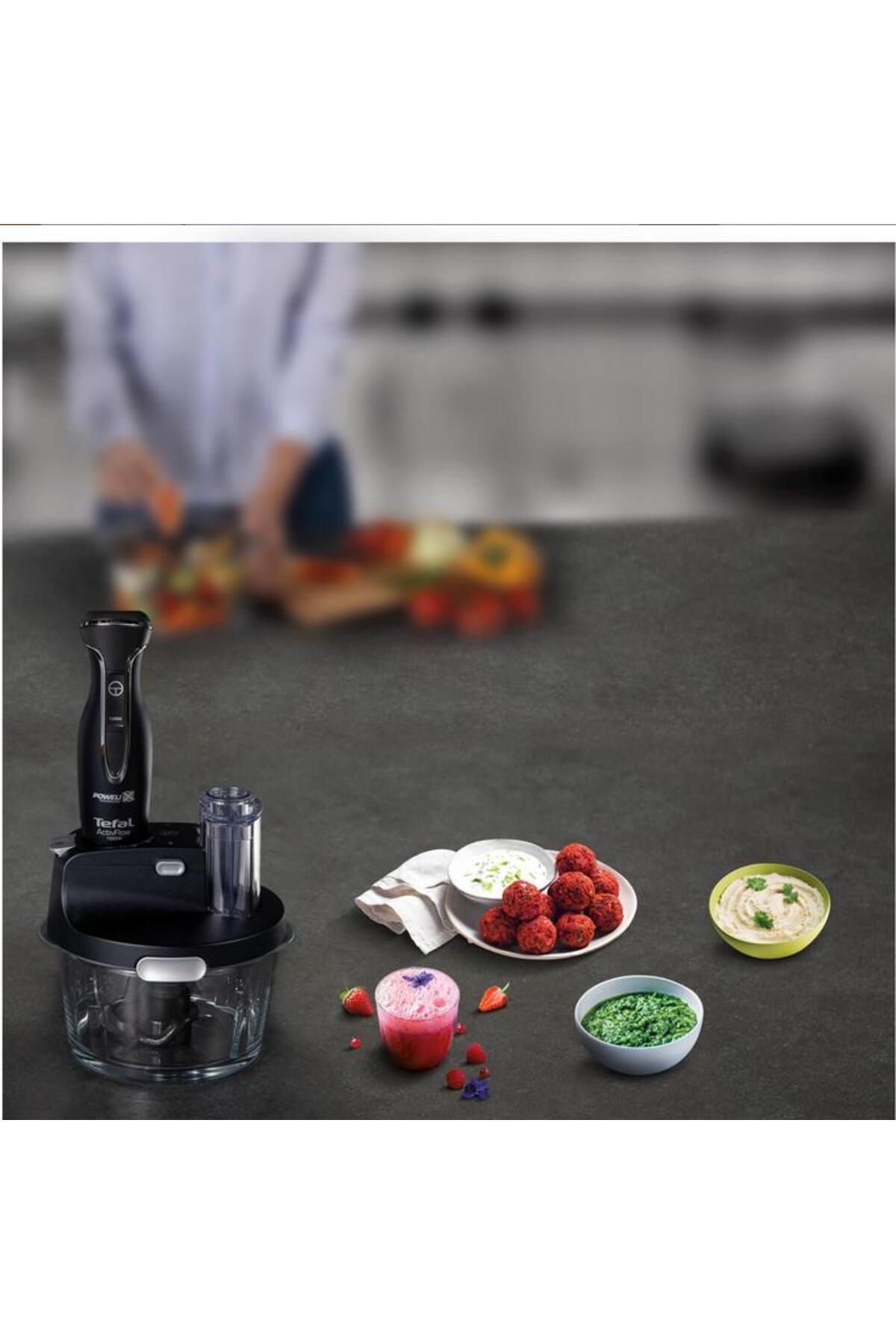 Tefal HB2358TR Powelix Activflow Expert 1500 W Mikser & Blender Set-SİYAH