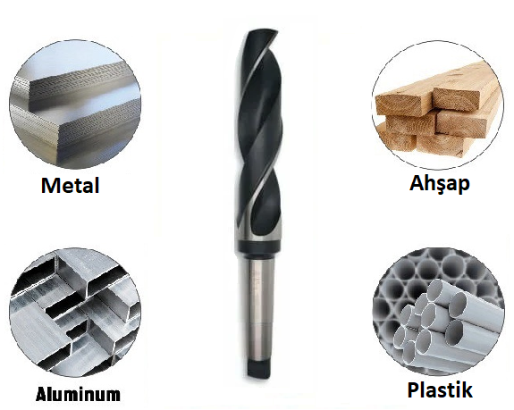 Maıer Konik Metal Delici Hss Dın 345 Matkap Ucu 12.0 mm