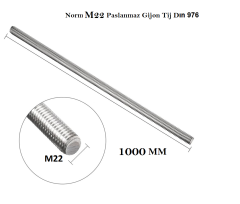 Norm M22 Paslanmaz Gijon Tij Dın 976