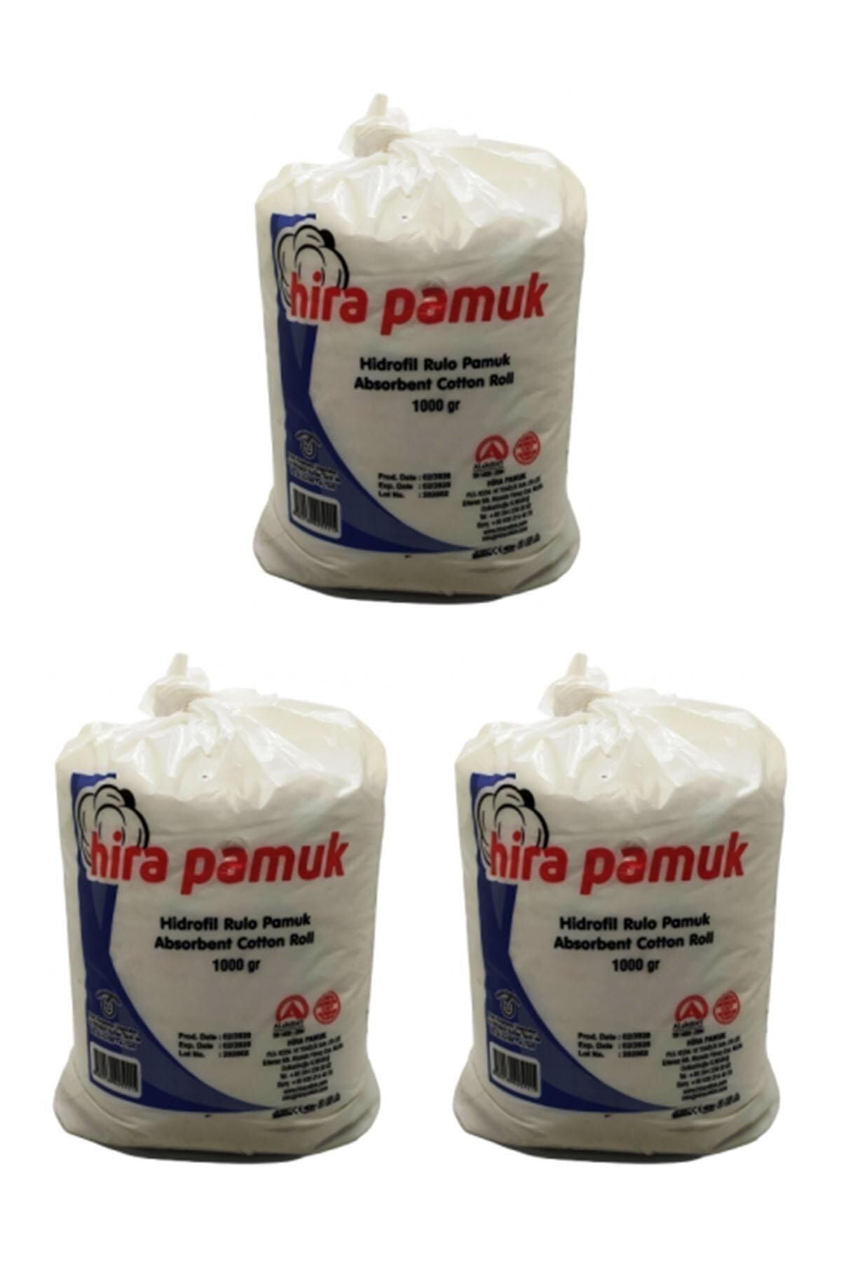 Hira Hidrofil 1 Kg Pamuk 3 Adet