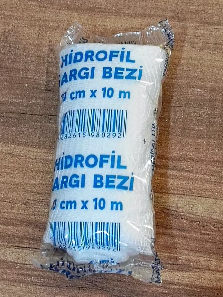 Hİdrofil Sargı Bezi Rulo 10x10m 10 Adet