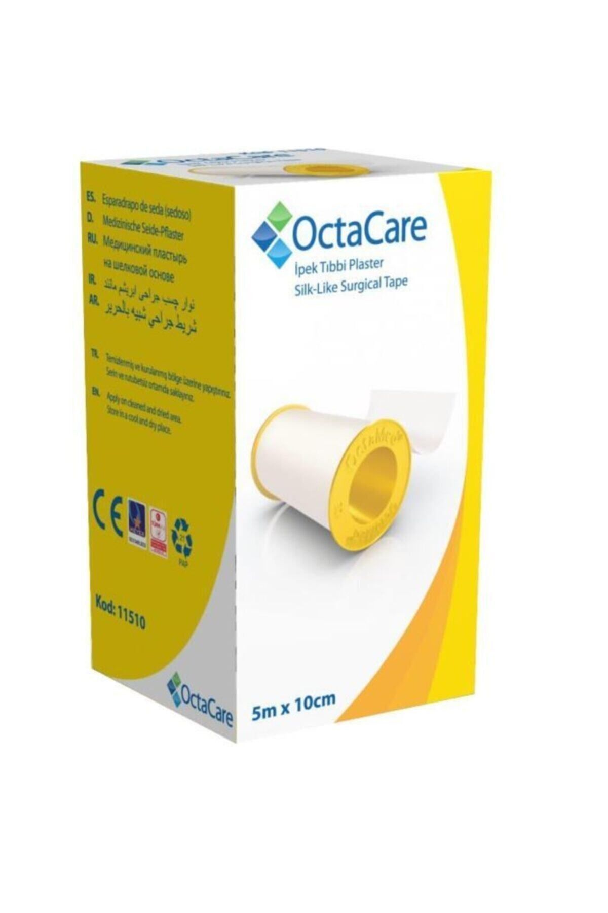 Octamed  Tıbbi Ipek Flaster 5m X 10cm 10 Adet