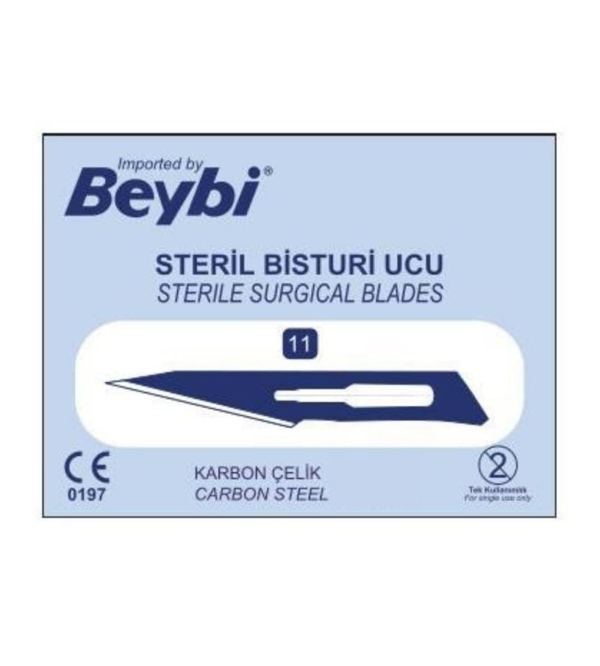 Beybi No 11 Bistüri Ucu Steril 100 Adet