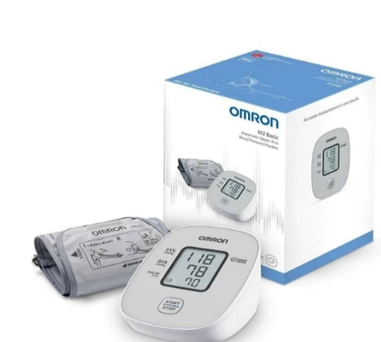 OMRON 5 Yıl Garanti M2 Basic Hem-7121j-e Üst Koldan Ölçme Elektronik Tansiyon Aleti