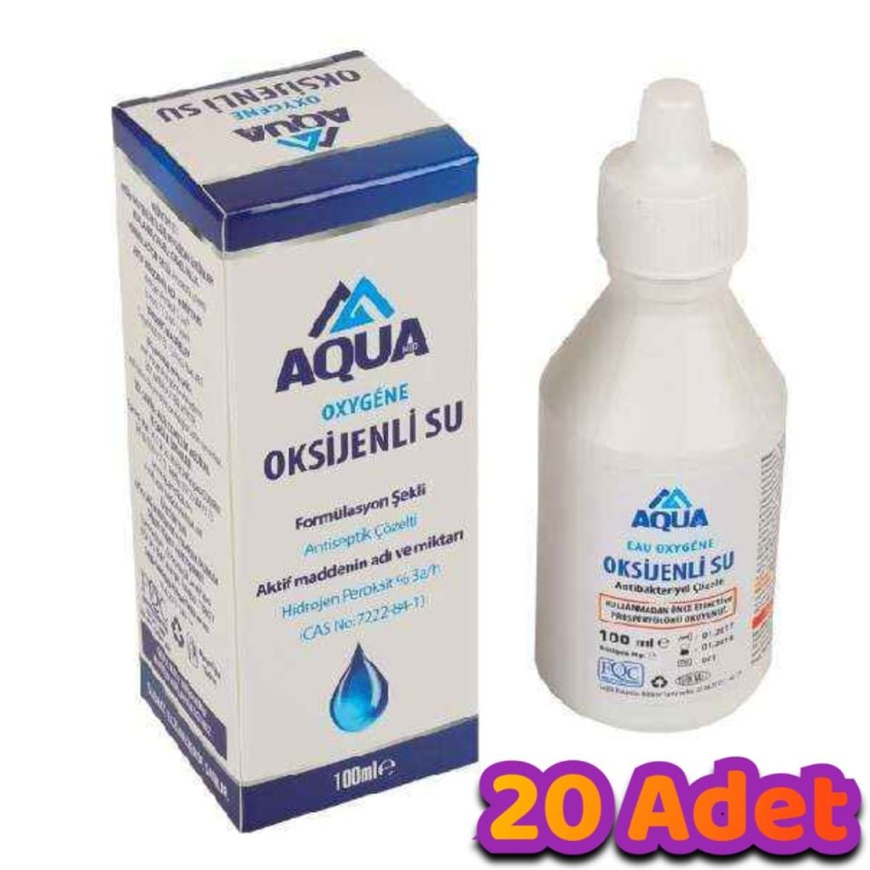 Aqua Oksijenli Su 100 ML -20 Adet