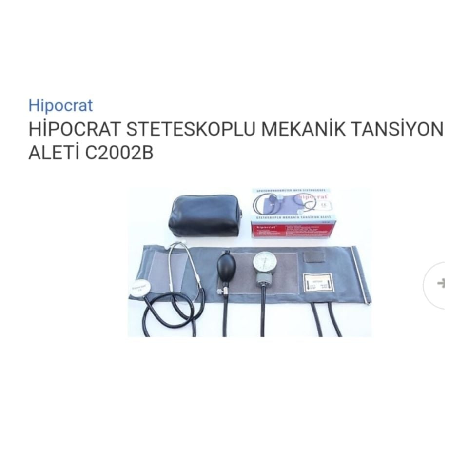 Hipocrat Steteskoplu Mekanik Tansiyon Aleti GALENA