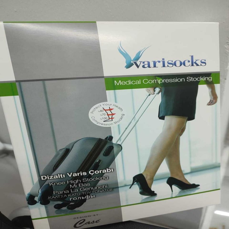 Dizaltı Burnu Açık VARİSOCKS Varis Çorabı CCL-2