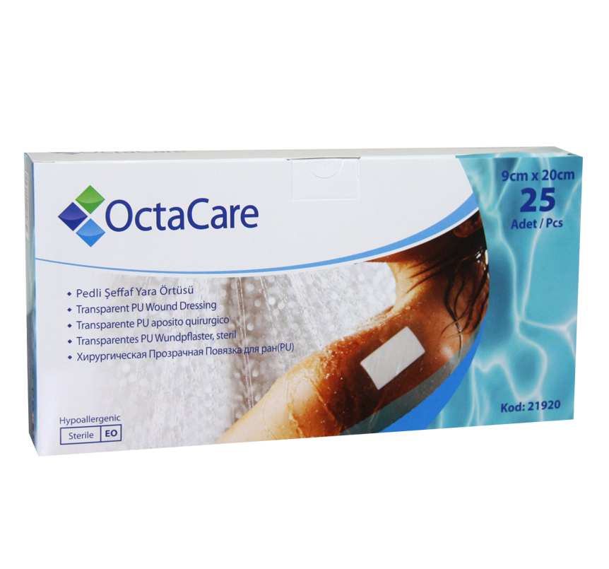 Pedli Şeffaf Pu Film Yara Örtüsü OCTACARE (1 KUTU)