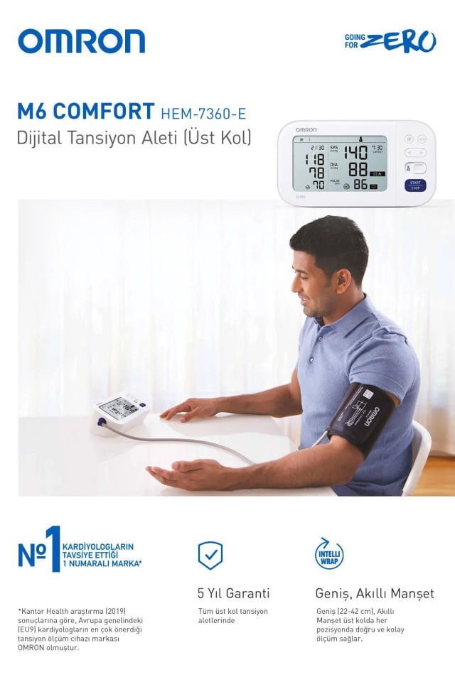 Omron M6 Comfort Tansiyon Aleti