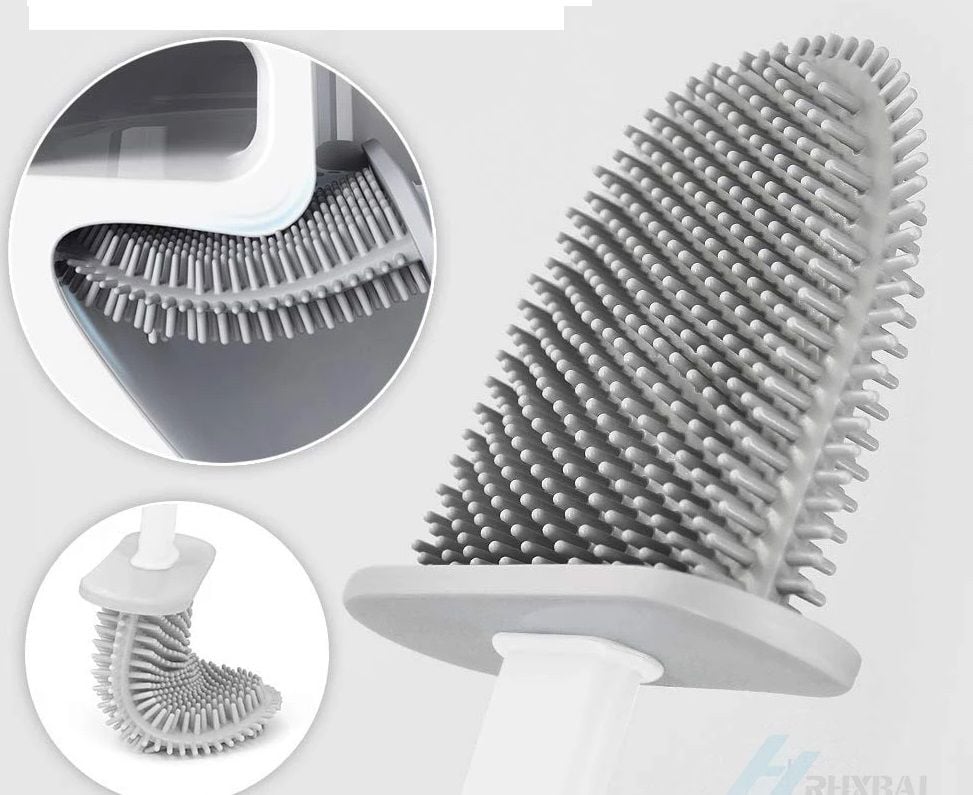 Hijyenik Klozet Temizleme Silikonu Esnek Fırça (4513)