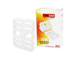 NİSALUCE EAMP-096/B 30W - E27FLOWER KATLANIR- 4B ŞEKİL16X21CMBEYAZ LED LAMBA AMPUL 2700LÜMEN- 6500K (4513)