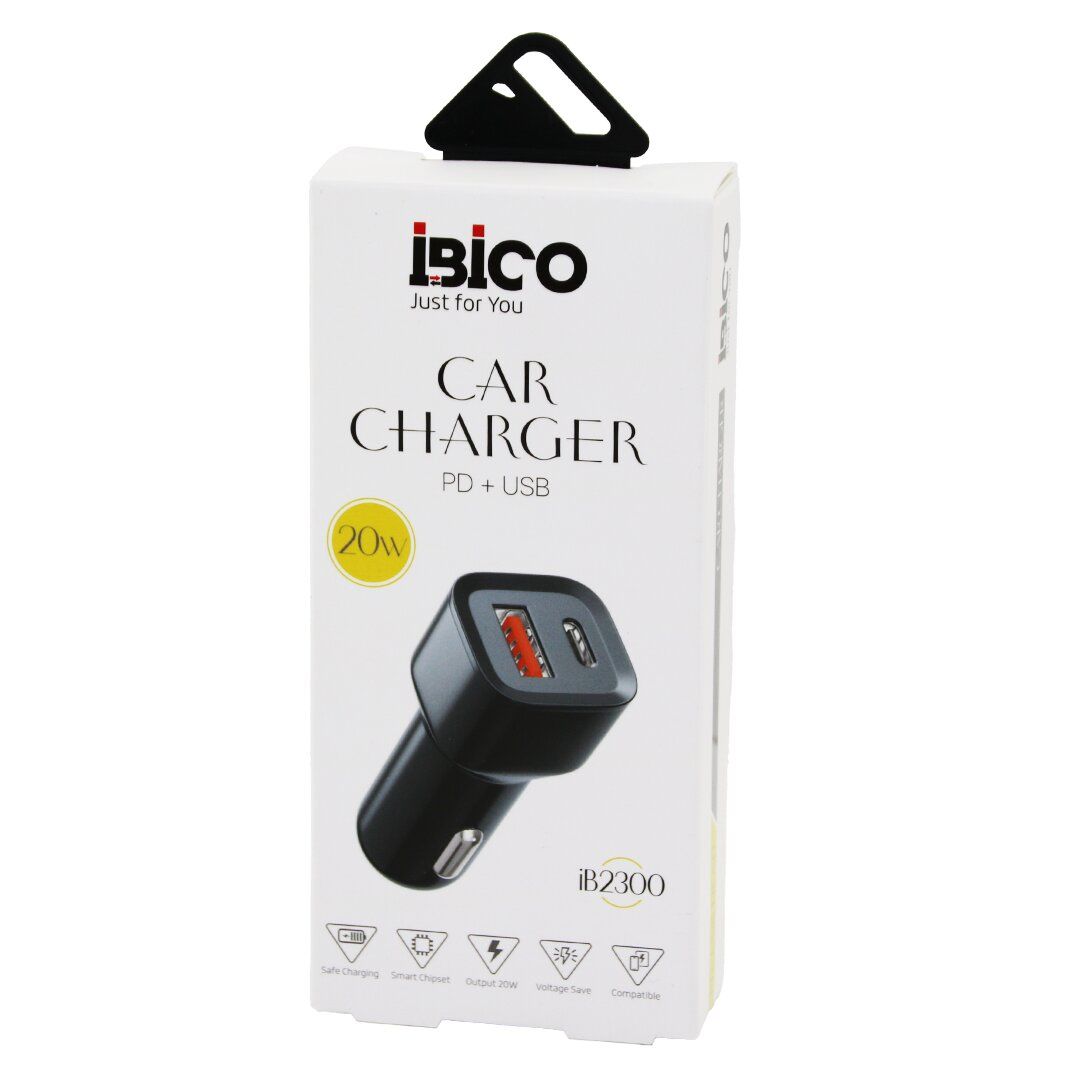 CAR CHARGER PD + USB OTO - ARAÇ ÇAKMAKLIK ŞARJ BAŞLIK 3.0 A 20W (4513)