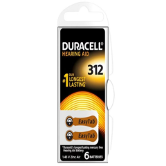 DURACELL 312 İŞİTME CİHAZ KULAK PİLİ 6 PARÇA  KUTU (4513)