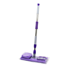 130CM SAPLI 360° DÖNER SAPLI PALET MOP - M.FİBER PASPAS YEDEK BEZLİ DUVAR SİLME MOP (4513)