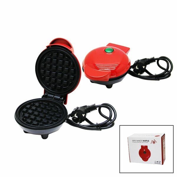 Pratik Elektrikli Mini Waffle Makine 350 W  (4513)