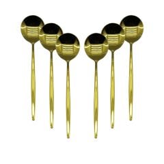 6 PCS GOLD YEMEK KAŞIK SETİ (4513)