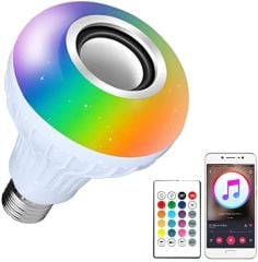 Bluetooth Hoparlör Akıllı Led Ampul Lamba (4513)