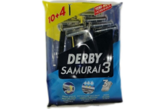 DERBY SAMURAİ 3 BIÇAK 10+4 PARÇA.POŞETLİ (4513)