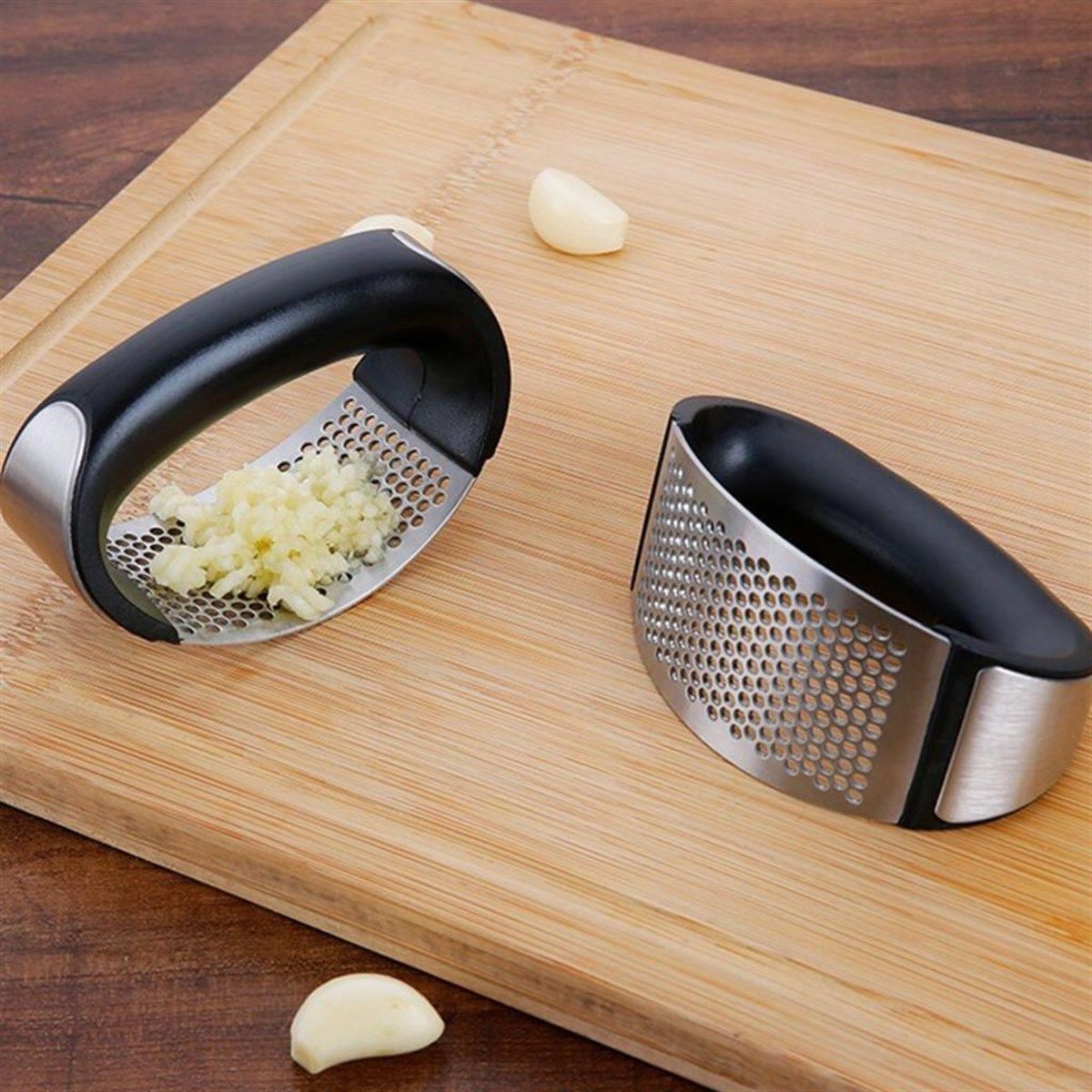 Yeni Sarımsak Ezici Paslanmaz Çelik Garlic Press (4513)