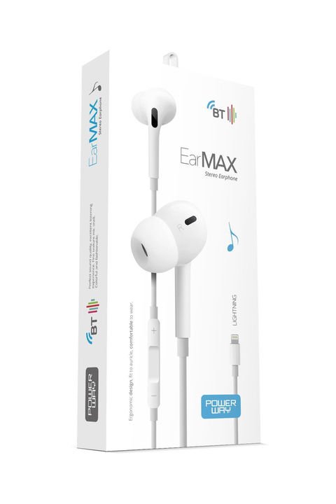 Powerway EarMax Lightning Girişli iPhone Mikrofonlu Kulaklık Anc Aktif