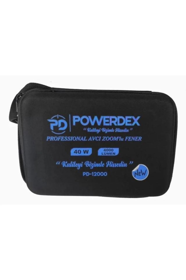 powerdex PD-12000 Profesyonel Avcı El Feneri 40W 4000 Lümen