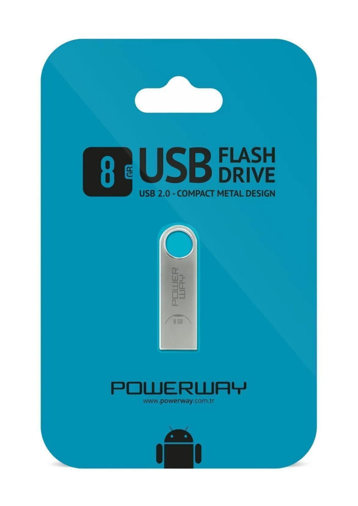 Powerway 8 Gb Metal Flash Bellek Metal Tasarım Usb Bellek The Latest Tecnology Chipset Data Traveler