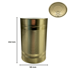 Sarkap 153x242 Pigment Laklı Kapaklı Konserve Kutusu EasyOpen