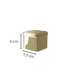 Sarkap 73x60 mm Metal Kare Kutu