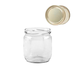Sarkap 425 ml Gold Kapaklı Cam Kavanoz
