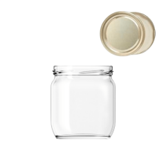 Sarkap 425 ml Gold Kapaklı Cam Kavanoz