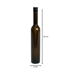 Sarkap 500 ml Future Cetie Kapaklı Cam Zeytinyağ Şişesi Yağdanlık