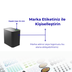 Sarkap 0,5 L (500 ml) Kapaklı Zeytinyağı Tenekesi Pratik Kapaklı