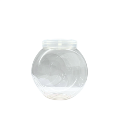 Sarkap 2000 ml Çift Tabanlı Pet Kavanoz Şeffaf