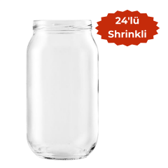Sarkap 1000 ml 24'lü Shrinkli Kapaksız Cam Kavanoz