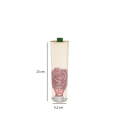 Sarkap Dekoratif 750 ml (0,75 L) Kapaklı Silindir Boş Zeytinyağı Tenekesi Pembegül