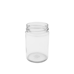Sarkap 350 ml Derin Etek Kapaklı Cam Kavanoz Silver