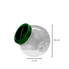 Sarkap 2000 ml Çift Tabanlı Pet Kavanoz