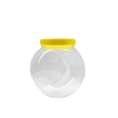 Sarkap 2000 ml Çift Tabanlı Pet Kavanoz Sarı